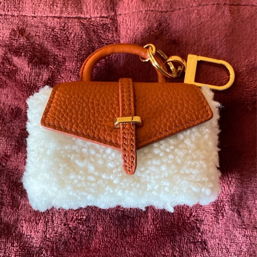 Tory Burch mini bag charm/keychain